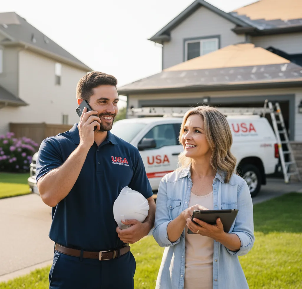 USA Roof Repair Experts customer support in Shadyside